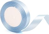 ZSYIULIA 20mm Baby Blue Satin Ribbon 22m Gift Wrapping Floral Craft