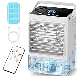 COOLECH Personal Air Conditioner w/Remote & LED
