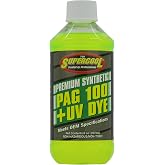 TSI Supercool P100-8D PAG Oil 100 Viscosity with U/V Dye 8oz 1-Pack