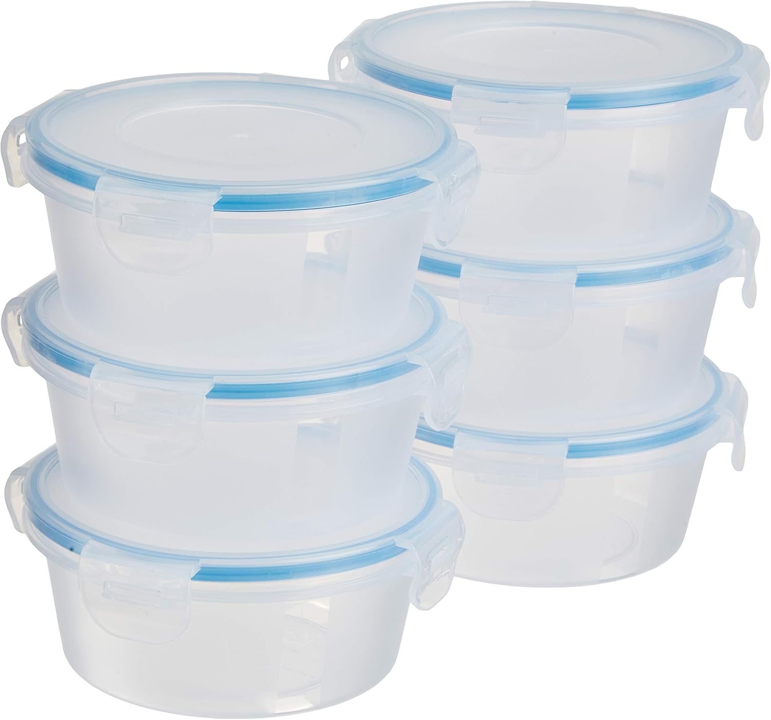 Buy Amazon Brand Solimo Airtight Plastic Storage Containers, Set of 6