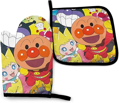 Amazon アンパンマンオーブンレンジ ミトン 鍋つかみ 耐熱手袋 ミトン 手袋 グリルパン ミトン セット なべつかみ 箱 オーブンレンジ お菓子作り 鍋敷 料理 ココット 敷き 鉄板焼き レンジ調理鍋 革手袋 食器 安い 調理器具 耐熱 人気 おしゃれ かわいい 洗える 滑り