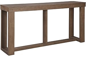 Signature Design by Ashley Cariton Contemporary Sofa Console Table, Grayish Brown