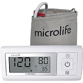 Microlife Series 200 Automatic Upper Arm Blood Pressure Monitor, Wide-Range Cuff Fits Most Adult Arms up to 16.5 in/Large, (Stores 30 Results), Compact Digital Blood Pressure Machine, Storage Pouch