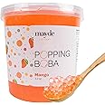 Mayde Popping Boba Pearls for Drinks, Desserts, & Breakfast Bowls (Mango Flavor, 7 Pounds)
