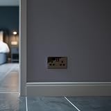 BG Electrical Double Switched Power Socket Flatplate Black Nickel 13A FBN22B view 6