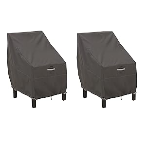 Classic Accessories Ravenna Standard Dining Patio Chair Cover (2-Pack)