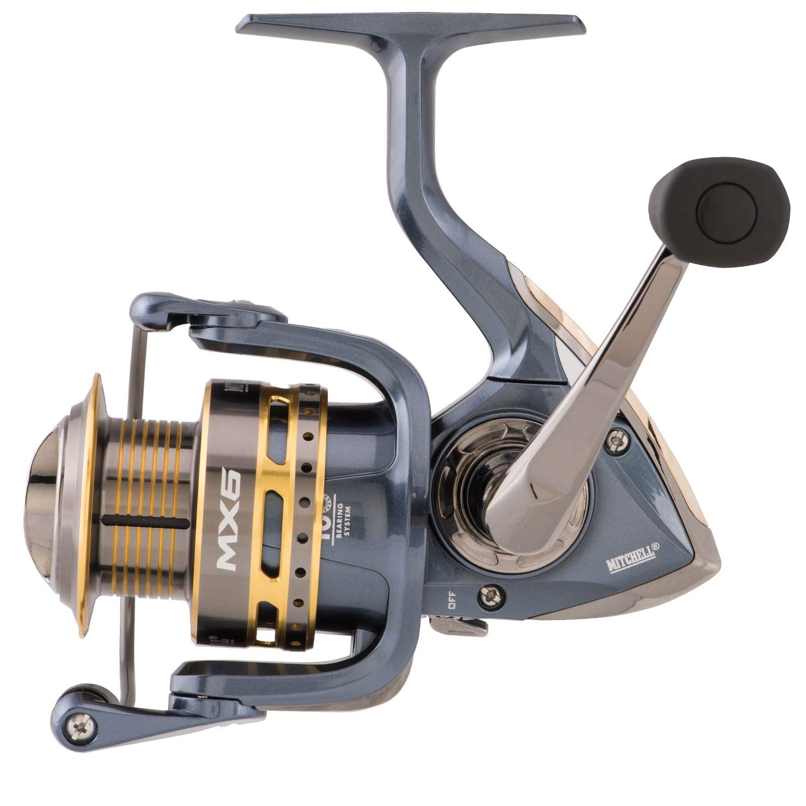 Mitchell MX6 Spinning Reel - Lightweight Reel for Freshwater Fishing - Perch, Zander, Pike, Trout and Salmon