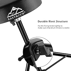 EASTROCK Drum Throne,Padded Drum Seat Drumming