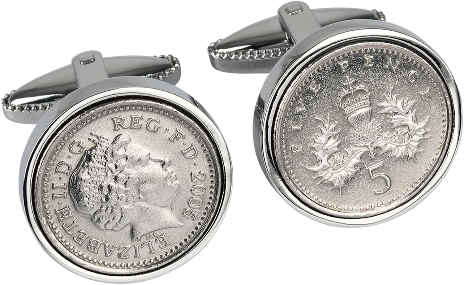birthday cufflinks 1990 Wear or Gift a Piece of History - Genuine 1990 Coin - Image 5