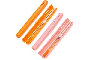 SIJIDOU Portable Travel Insulin Case for Prefilled Syringe, Discrete Syringe Holders for Diabetes (Orange Pink | 2 Pack)