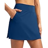 Soothfeel Golf Skorts Skirts for Women 7 Pockets High Waist Tennis Skirt with Shorts Underneath Athletic Workout Casual