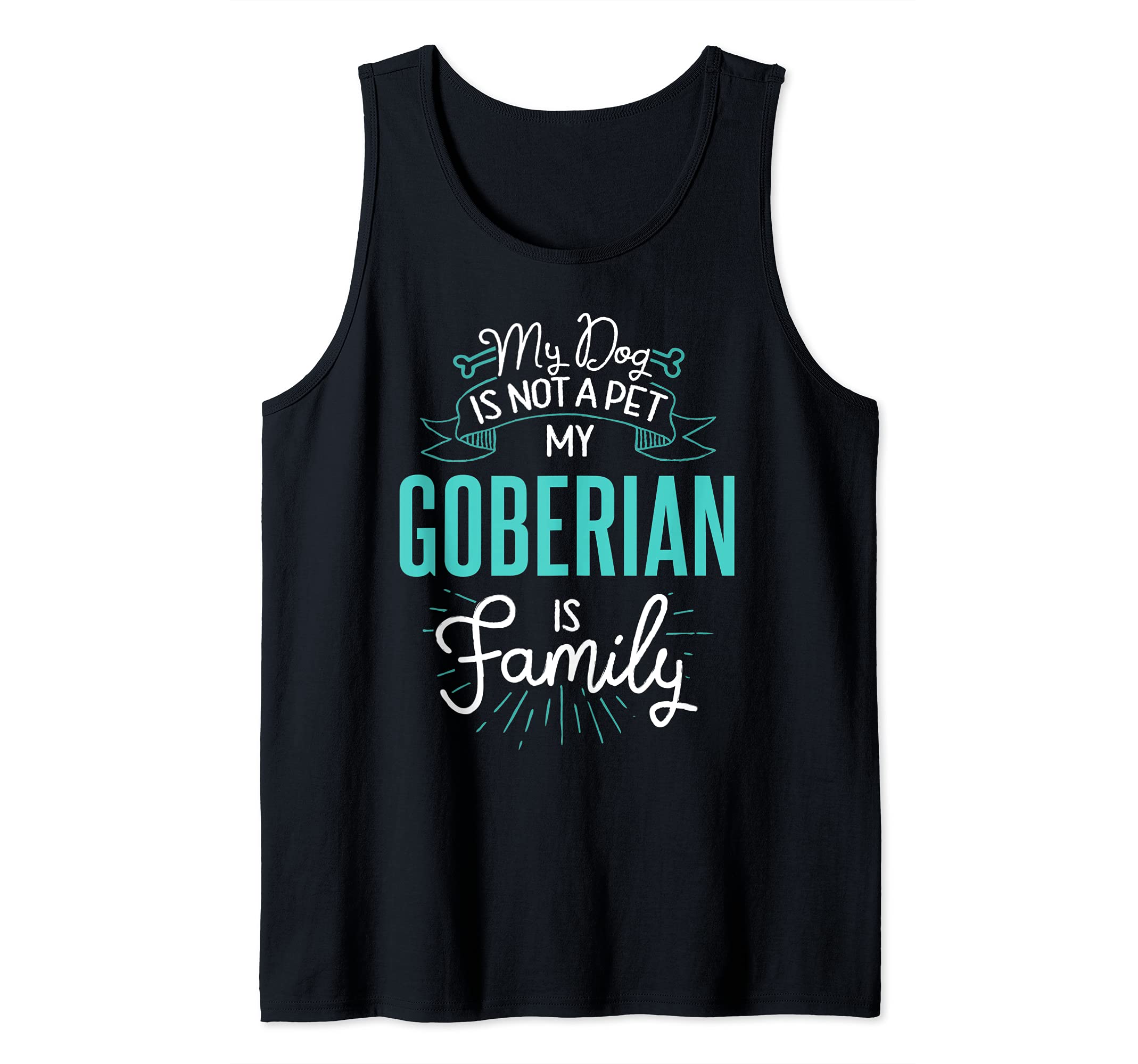 Cute Goberian Design Family Dog Giftn Tank Top