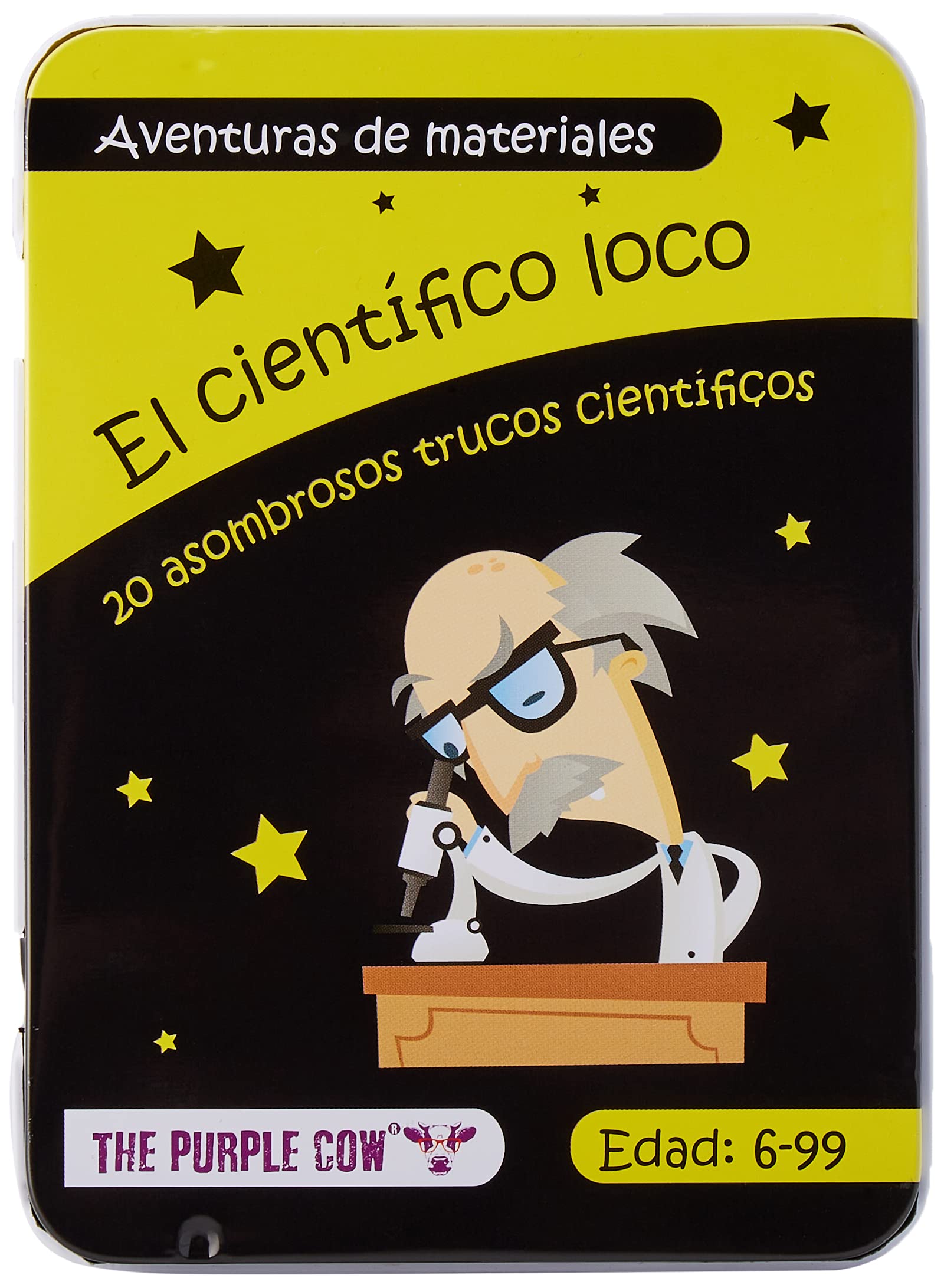 PC The Purple Cow Science Activity Card Set: The Purple Cow Material Adventure Activity Cards - 20 Exciting Experiments for Kids Aged 6 and Over