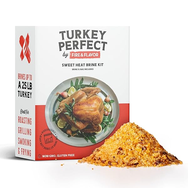 FIRE & FLAVOR SWEET HEAT TURKEY BRINE KIT...