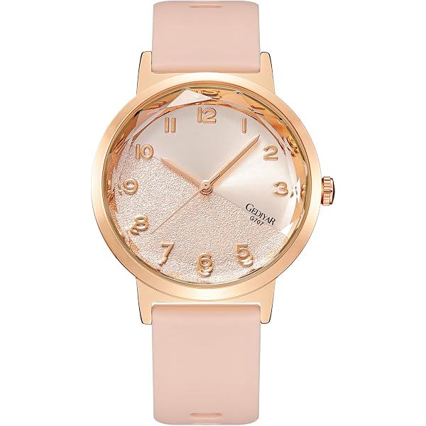 Amazon.com: Waterproof Rose Gold Watches for Women Ladies  display picture 2