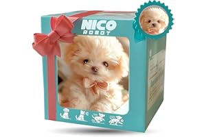 YANMIDE 2025 New Ai Robot Dog - My Smart Realistic Robot Dog Puppy That Acts Like a Real Dogs, Interactive Plush Robots Dogs for Adults,Walking, Barking, Tail Wagging, for Pet Lovers