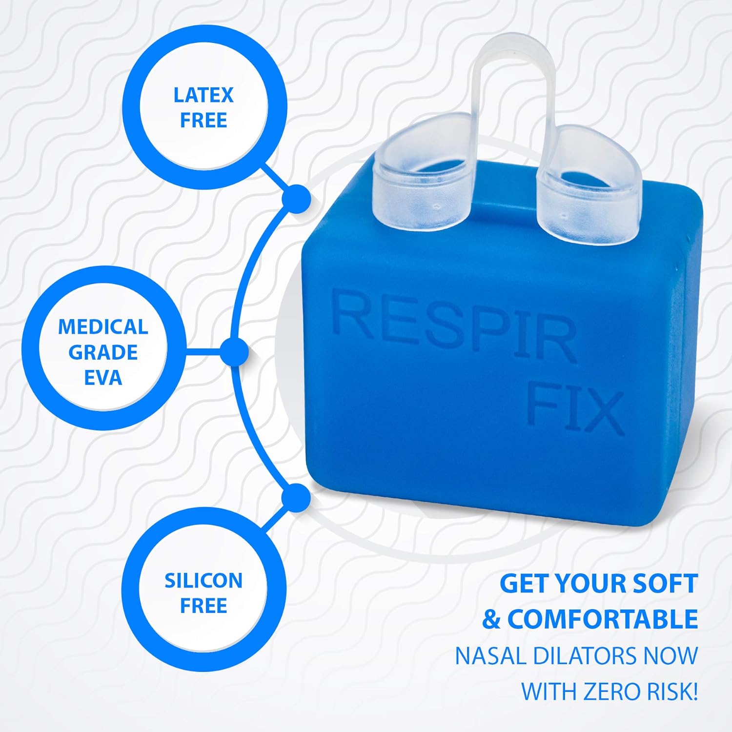 RESPIRFIX DILATADOR Nasal Deportivo ANTIRONQUIDOS 2 Unidades Tallas L o M sin Latex ni Silicona antialergico diseñado y Fabricado en España con CÓDIGO Nacional del Colegio DE FARMACEUTICOS: Amazon.es: Deportes y aire