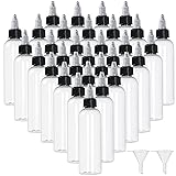 Yephets 32 Pack 4oz Boston Dispensing Bottle Empty