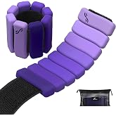 Sportneer Wrist &amp; Ankle Weights for Women Men | Soft Silicone Arm &amp; Leg Weights for Pilates, Yoga, Walking, Barre, Home Workout, Water Aerobics