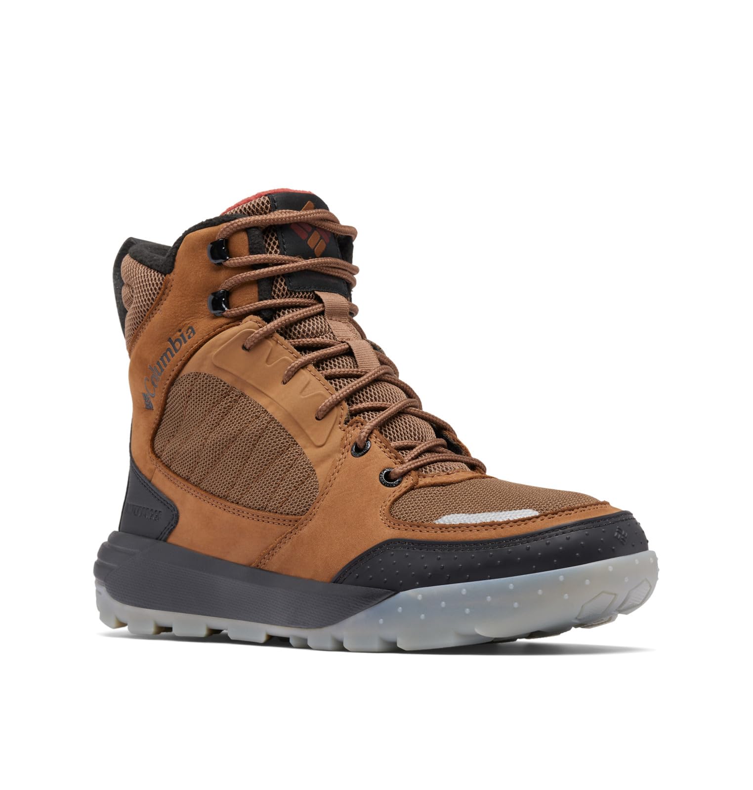 Columbia Men’s Portlander Boot Omni-Heat Infinity, Dark Brown/Spice, 8.5