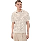 OBEY Men's Short Sleeve Chunky Polo Sweater
