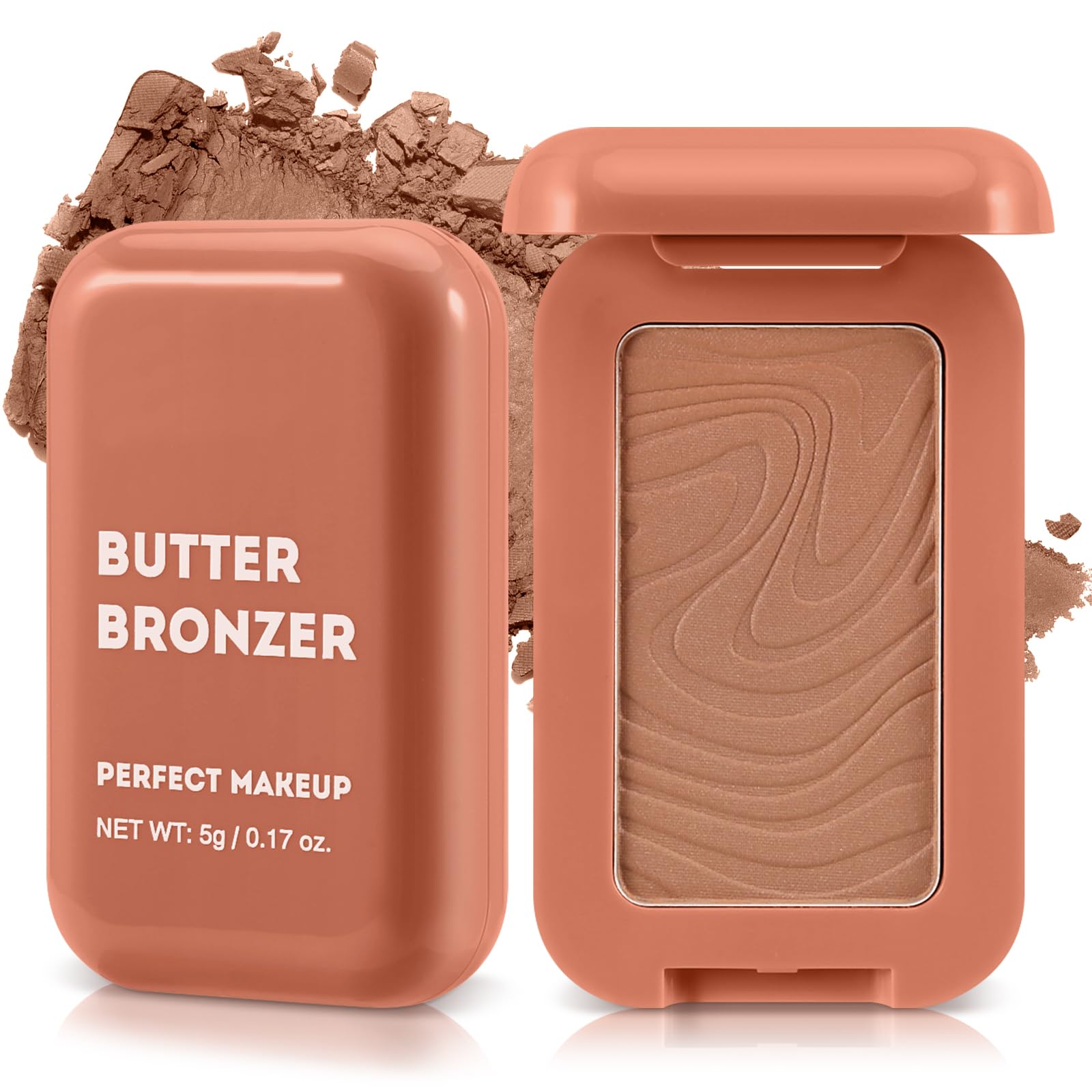Boobeen Soft Matte Bronzer, Contour Palette for Face, Bronzing & Blush Powder for Contouring, Long-lasting & Buildable Bronzed Shimmer — image 1