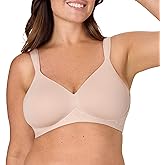 Bali Womens Wireless Bra, Coolest Smoothing Wireless Foam Bras for Women, Moisture Wicking, Full Coverage
