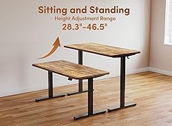 BANTI 40'' Standing Desk, Electric Stand up Height
