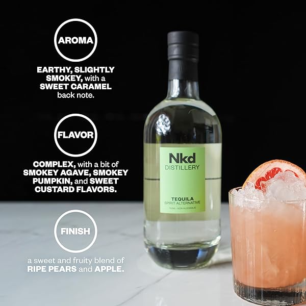 NKD DISTILLERY NON-ALCOHOLIC TEQUILA – 750ML