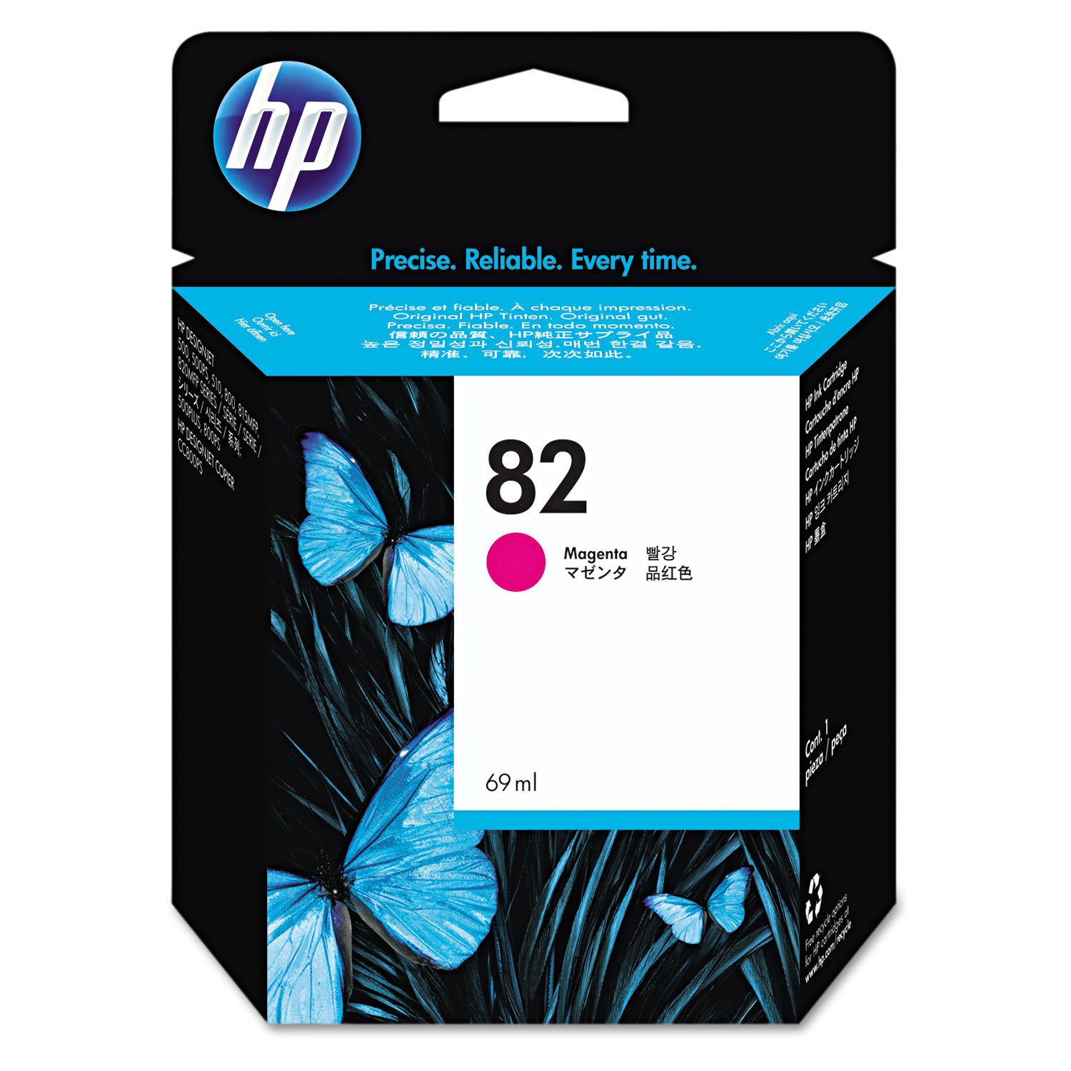 HP Original C4912A Ink Cartridge No 82 Magenta