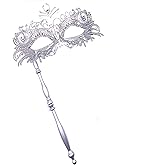 Masquerade Mask for Women/Men, Fancy Party Face Mask Venetian Mask for Prom Ball Halloween Mardi Gras