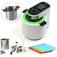 Vesicur Yeap Herbnifique 3-In-1 Decarboxylator & Oil Infuser & Gummy Maker Machine With Mixing Function, Tincture Maker, Herbal Recipe Book Included (White)