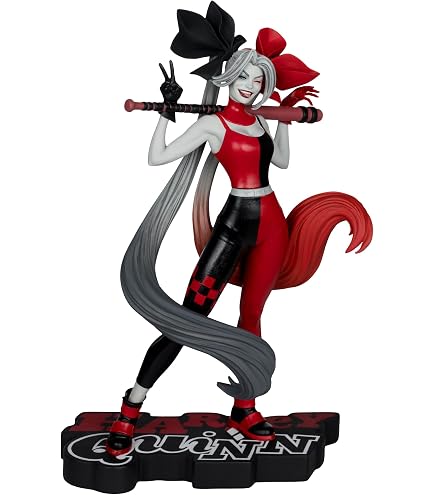 DC Collectibles OCT160338 Harley Quinn Injustice 2 Statue, Black