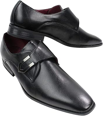 smart black leather shoes