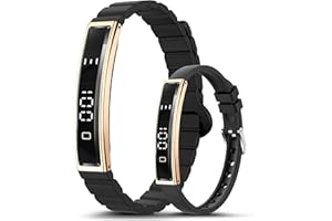 RIFESI Sleep & Fitness Tracker with 2 Bands, Lightweight Smart Bracelet Wristband for Women Men, 24/7 Heart Rate, Blood Oxygen & Stress Monitor, Waterproof Health Trackers, No Subscription Fee (Rose Gold)