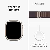 Apple Watch Ultra 2 GPS + Cellular 49mm Titanium Case Indigo Alpine Loop Medium view 6