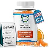 TRUEMED Chewable Vitamin C Gummies for Adults - Vitamin C Chewable 250mg with Zinc and Probiotics for Daily Immune Support - Non-GMO, Gluten Free - 60 Count - Made in USA