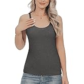 JOYSHAPER Thermal Tank Top for Women V Neck Sleeveless Vest for Winter Underwear Tops