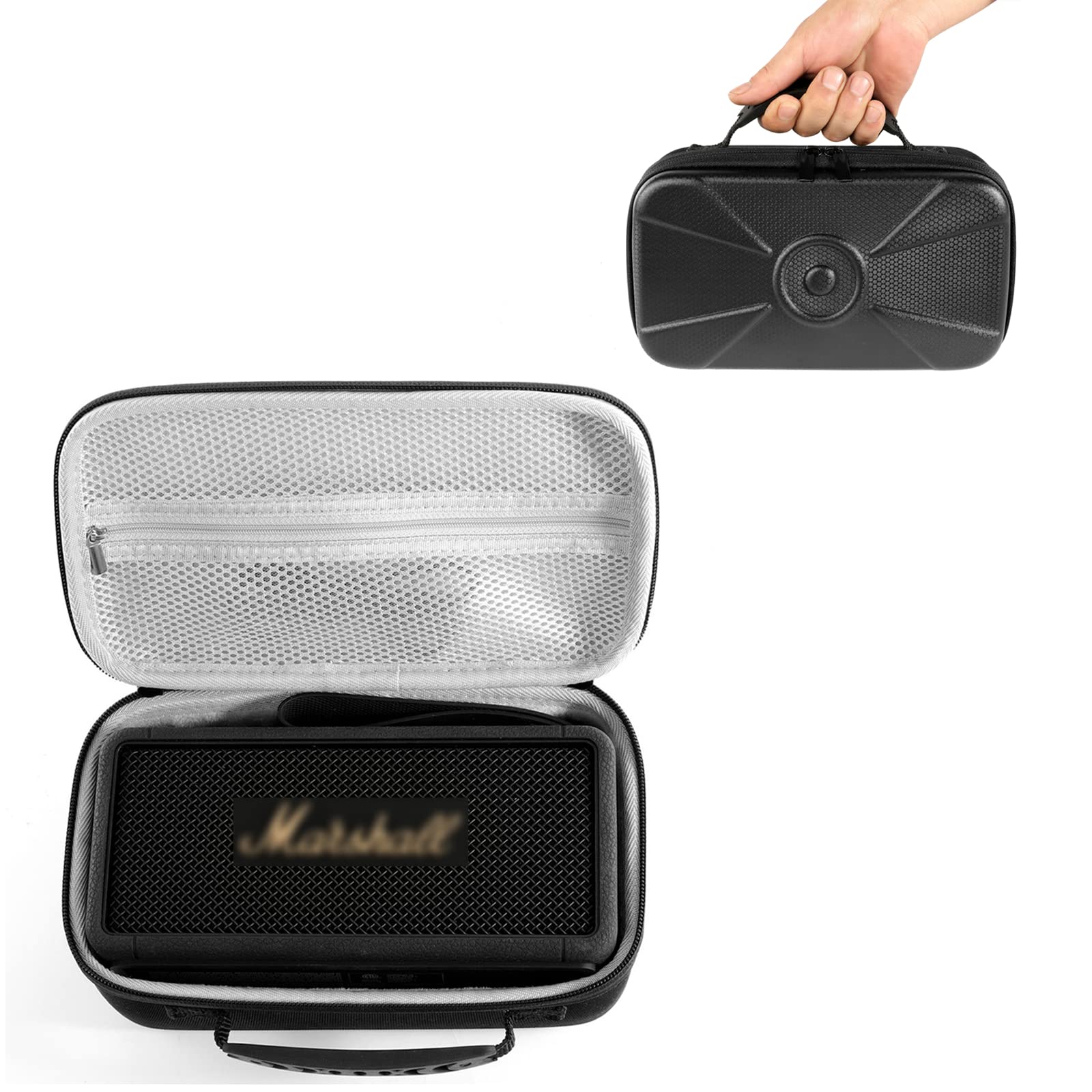 Growalleter Hard Case Compatible with Marshall Middleton Wireless Portable Speaker, Middleton Speaker Travel Carrying Case (Black)