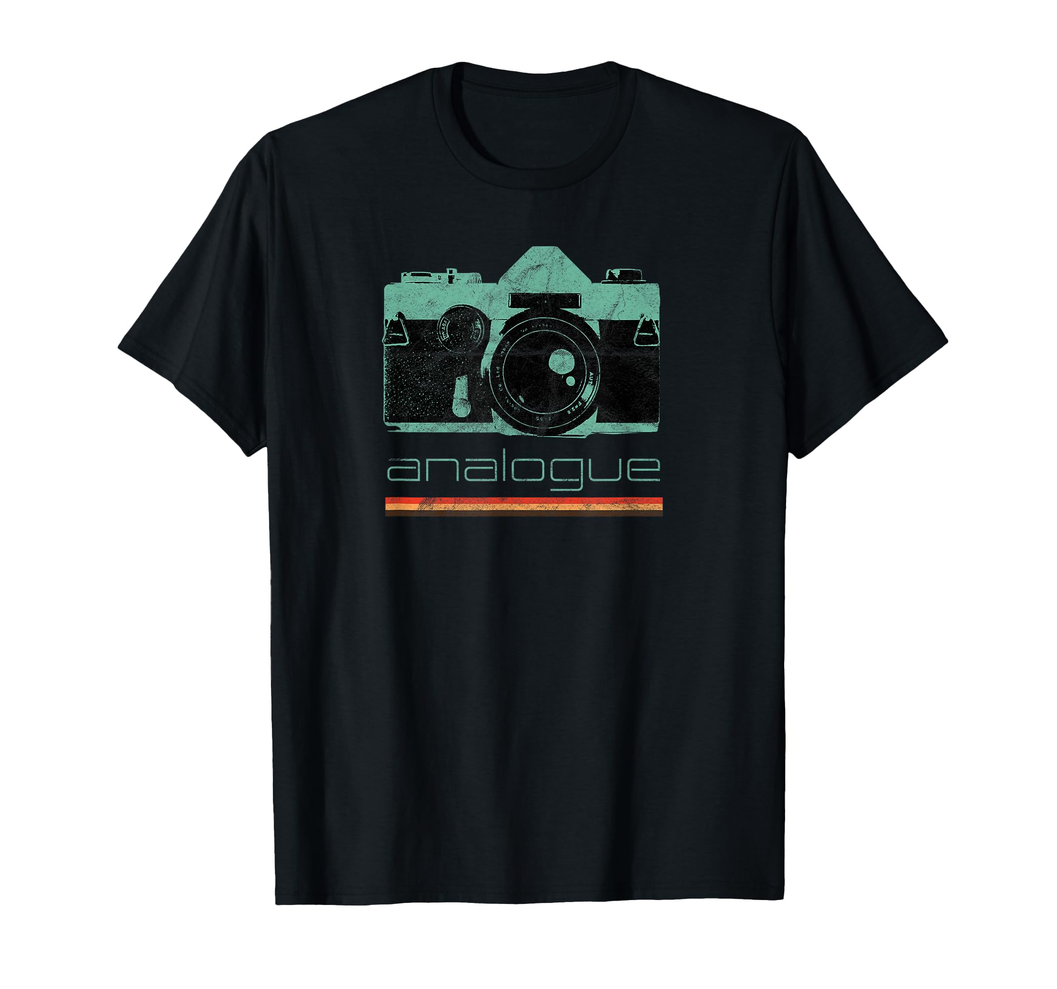 Vintage Photographer Analog SLR Camera Retro Film Lens Photo T-Shirt
