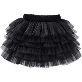 LYSMuch 12M-4T Baby Girl Tulle Skirt Toddler Tutu Skirt Six-Layer Birthday Outfit