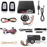 EASYGUARD EC002 Smart Key RFID PKE Car Alarm System Passive Keyless Entry Remote Starter Push Start Button