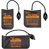 Air Wedge Bag,HTCELLE 3 Piece Commercial Grade Air Wedge Bag Pump Professional Leveling Kit & Alignment Tool Inflatable Air W