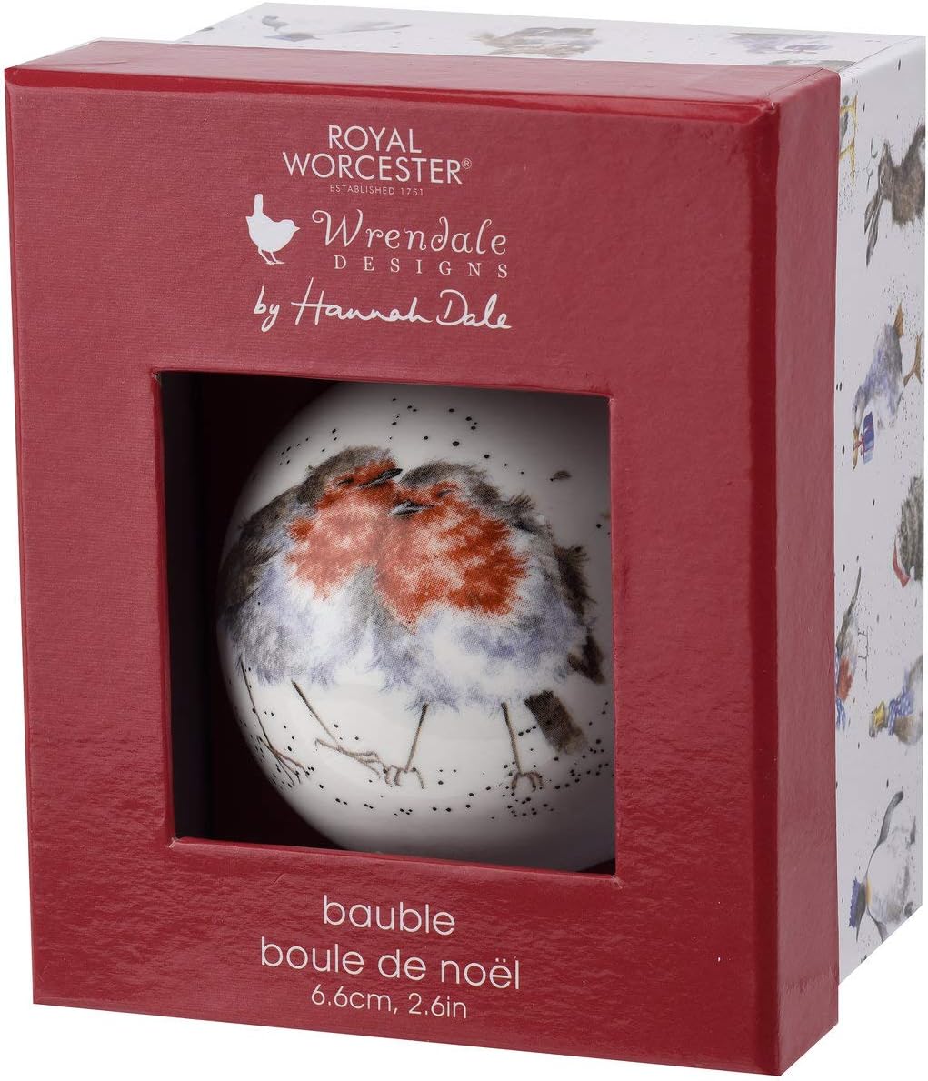 Amazon.de Wrendale Designs Weihnachtskugel, Design „Gathered All