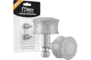 IREDOON Dog Nail Grinder Replacement Head-Integrated Grinding Head for Casfuy and Most Brands, Highly Efficient, Safe and Durable (2pcs)