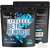 Zaigon Liposomal Beta Alanine 2000mg, 10X Higher Absorption & No Tingles, 120 Tablets (60 Servings)