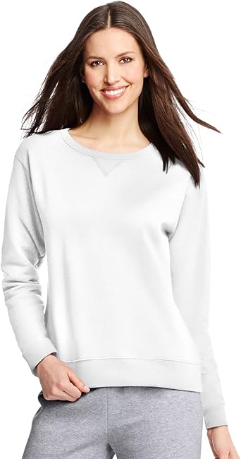 hanes women's petite sweatshirts