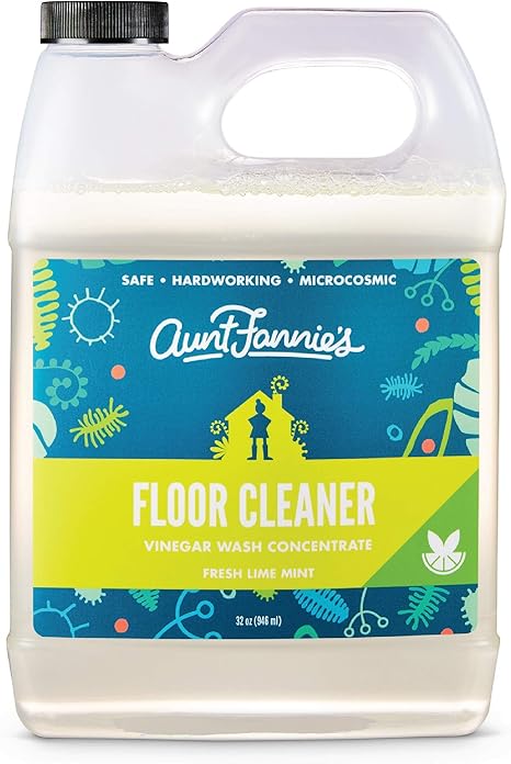 Amazon Com Aunt Fannies Vinegar Wash Floor Cleaner Lime Mint 32