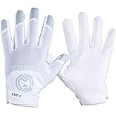 MASSOV EVO2 Women's Football Gloves - Sticky Lightweight Football Gloves with ProTac Palms, Mesh & 4D Sport Mesh for Elite Fit & Superior Breathability - Women