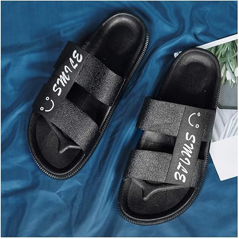 Amazon Co Jp フリップ フロップ男性夏アウトドアファッション男性サンダルビーチシューズアウトドア余暇ゴム素材柔らかい滑り止めミュート Color 黒 B Size 43 ホーム キッチン